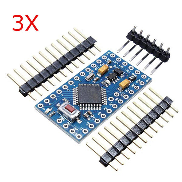 3Pcs ATMEGA328 328p 5V 16MHz Arduino Compatible Nano Size Module Board