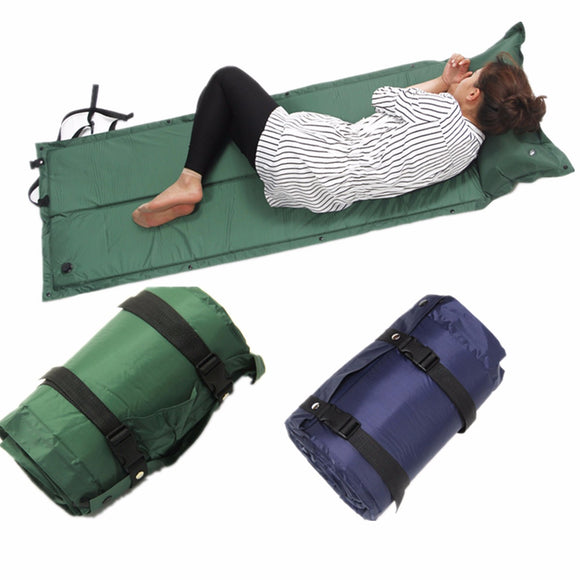 IPRee 183x60x2.5cm Self Inflatable Air Mattress Camping Moisture Proof Pad Sleeping Mat