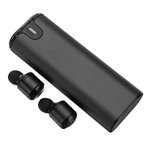 [True Wireless] Bakeey TWS Dual Bluetooth Earphones Double Headphones with Charging Box