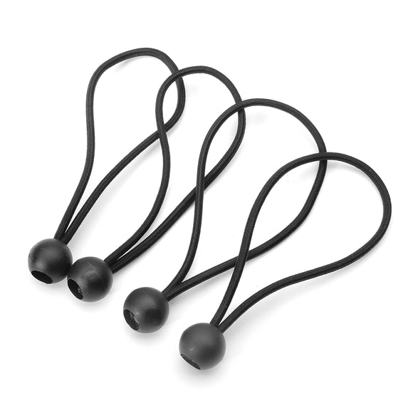 4pcs Ball Flag Pole Clip Bungee Cord Ties To Attach Windsocks & Flags To Poles