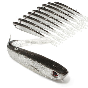 ZANLURE 10pcs Soft Silicone Fishing Lure 9.5cm Fishing Tiddler Bait Fishing Lure Bait