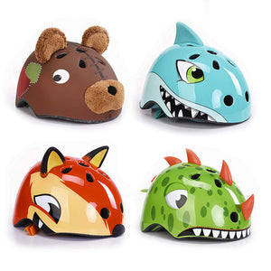 CORSA 54-58CM Children Cartoon Animal Cycling Safety Helmet Ultralight Roller Skating Bicycle Helmet