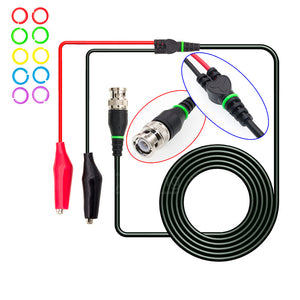 Y101X 1Pcs 1.1M  BNC To Crocodile Clamping Line Alligator Clip  Oscilloscope Probe