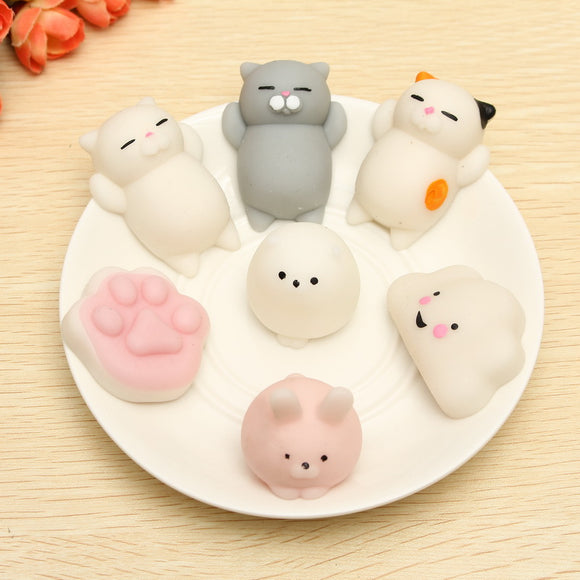 Cat Kitten Squishy Squeeze Cute Healing Toy Kawaii Collection Stress Reliever Gift Decor