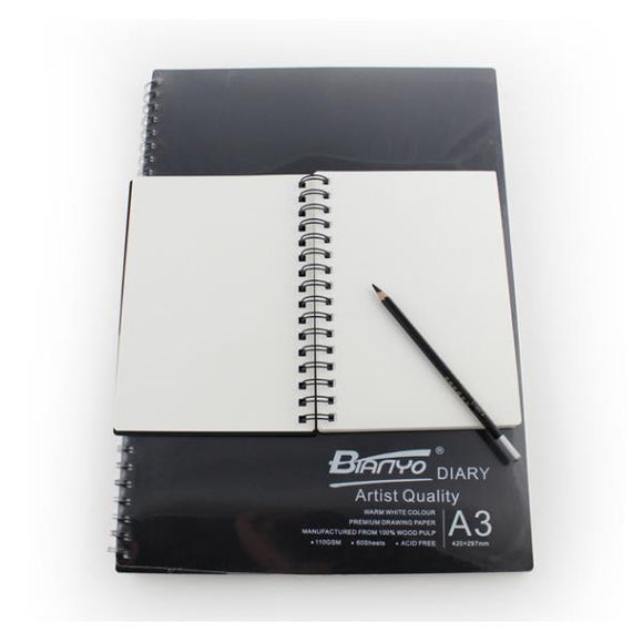 Bianyo Hard Surface Sketch Notebook Special Picture Book A3 A4 A5 Book