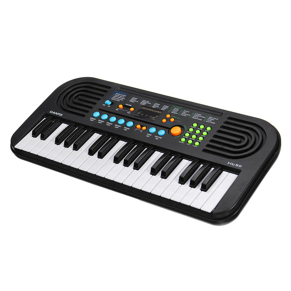 37 Keys Digital Electronic Keyboard Piano with Microphone Musical Instrument Toy for Children Music Enlightenment