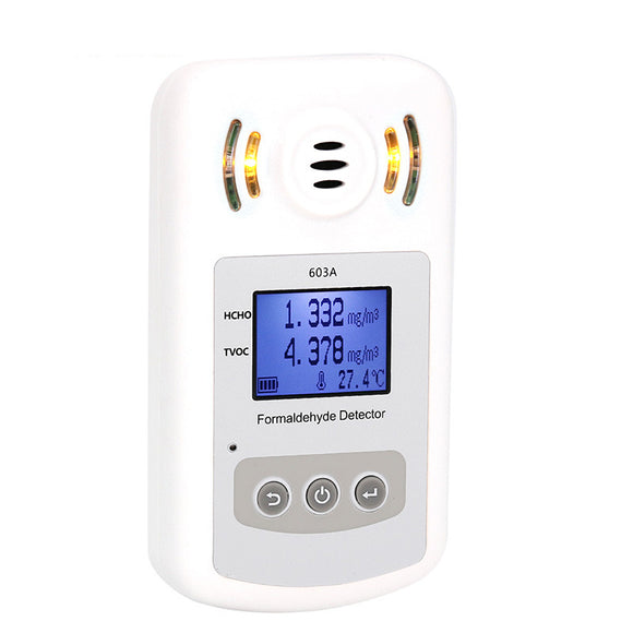 Portable Air Quality Monitor HCHO TVOC Formaldehyde Measurement Tester LCD Digital Detector