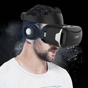 VR Shinecon 4th Gen Virtual Reality 3D Glasses With Headset For 3.5-5.5 Inches Smartphones