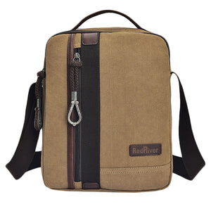 Men Canvas Business Shoulder Bag Casual Canvas Messenger 2 Colors Avaliable