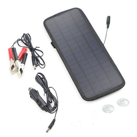 12V 4.5W Portable Power Solar Panel Battery Charger