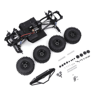Metal Frame Chassis For SCX10 1/10 RC Car Vehicle Models Parts With 540 Motor