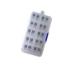 20Pcs H-512 Universal 2Pins Terminal Block Fast Wire Connectors Compact Wiring Connector