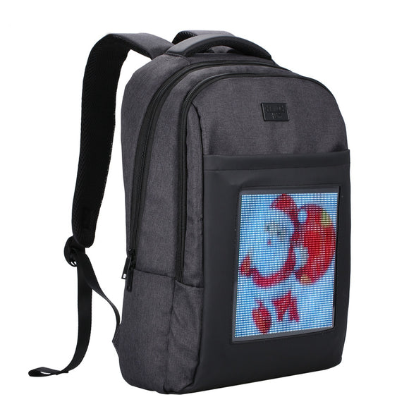 Dynamic LED Backbag WiFi APP Control Backpack Double Shoulder Bag Mobile Billboard Advertisement