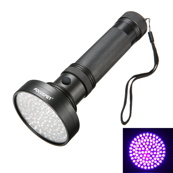 Focuspet 100xLED UV Multifunction LED Flashlight + Protected Glasses