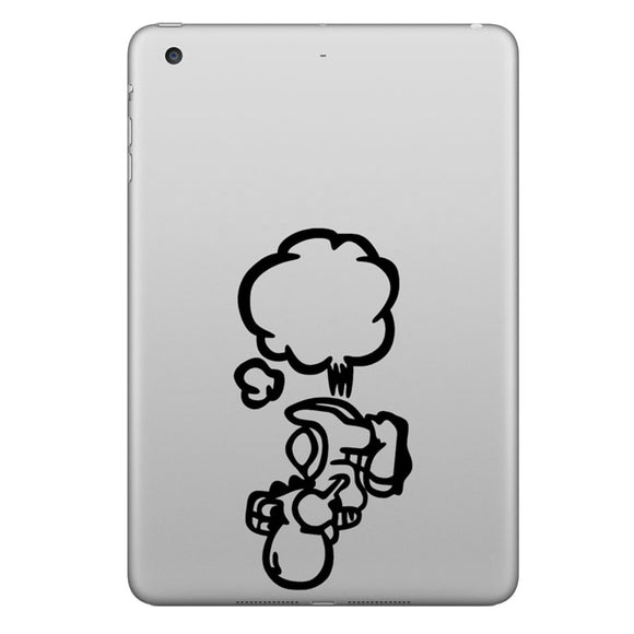 Hat Prince Farting Decorative Decal Removable Bubble Free Self-adhesive Sticker For iPad 7.9 Inch
