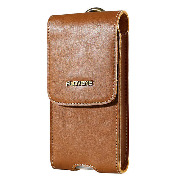 FLOVEME Belt Clip PU Leather Outdoors Phone 5.5 Clutches Bag