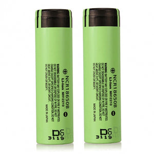 2pcs NCR18650B 3400mAH 3.7 V Unprotected Rechargeable Li-ion Battery