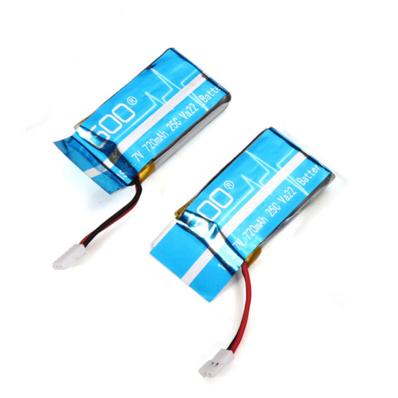 2 x WLtoys V931 RC Heli Parts 3.7V 720mAh 25C Upgraded Battery