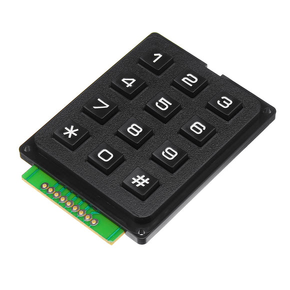 5pcs 12 Key MCU Membrane Switch Keypad 4 x 3 Matrix Array Matrix Keyboard Module For Arduino