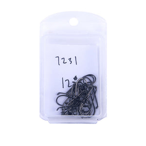 MAXCATCH 250Pcs/Set MC-7231 12# 17*6mm Barbed Fly Fishing Hooks Tackle