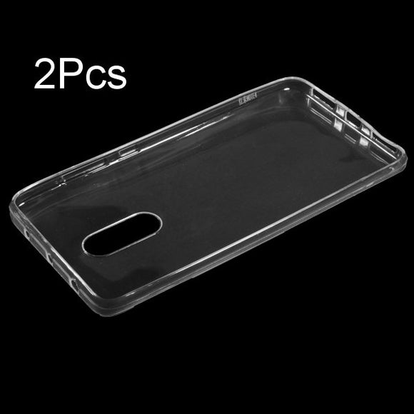 2Pcs Ultra Thin Transparent TPU Soft Back Case For Xiaomi Redmi Note 4