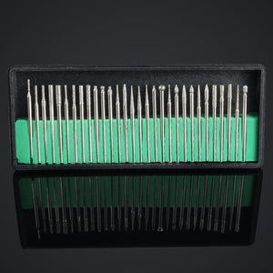 30Pcs Electric Nail Art File Drill Bits Kits Shank Set