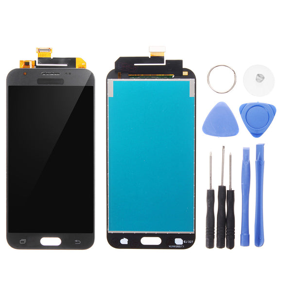 LCD Display + Touch Screen Digitizer Replacement With Repair Tools For Samsung Galaxy J3 Prime J327 2017