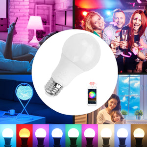 E27 4.5W Smart Wireless bluetooth Mesh RGBW LED Light Bulb APP Music Control AC100-240V