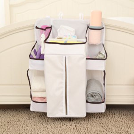 Waterproof Diapers Big Spece Organizer Baby Bed Hanging Bag Portable Storage Bags