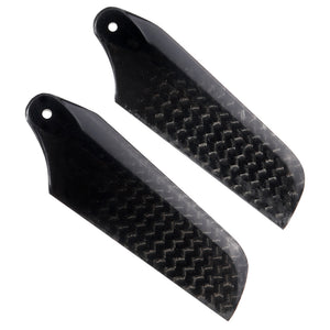 MXK 62mm Carbon Fiber Tail Blade For 450 RC Helicopter