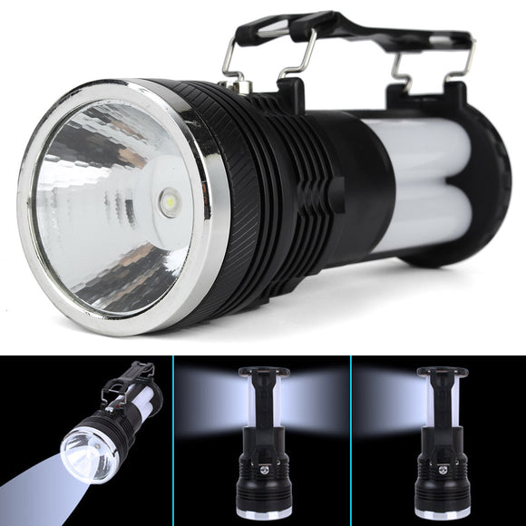 1W 24SMD Rechargeable LED Solar Lantern 3 Modes Emergency Camping Tent Flashlight Lamp