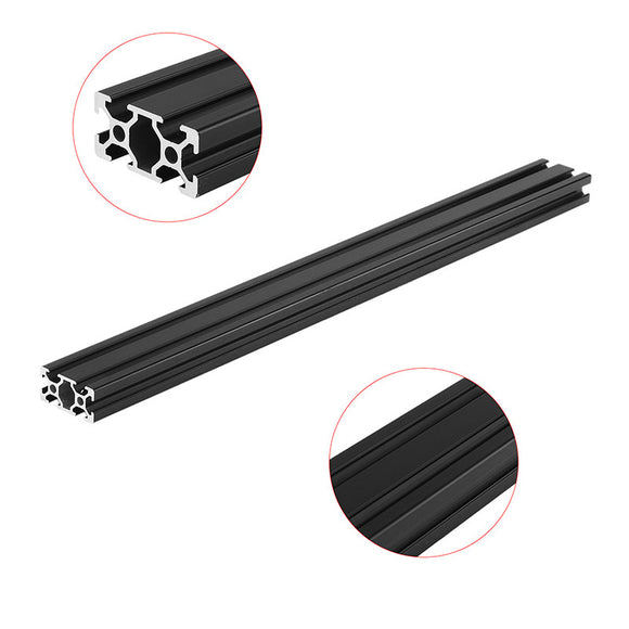 Machifit 450mm Length Black Anodized 2040 T-Slot Aluminum Profiles Extrusion Frame For CNC