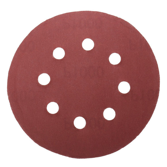 25pcs 5 Inch 8 Holes Sandpaper Abrasive Sanding Discs 600/1000/1200/1500/2000 Grit Sanding Paper