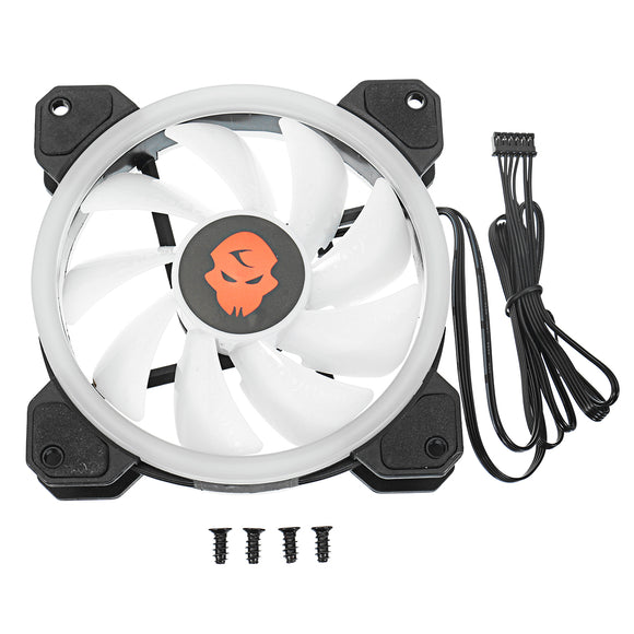 12V 12cm RGB LED Cooling Fan 3pin 4pin PC Case Cooling Fan Heatsink