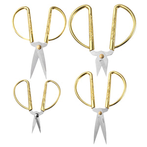4 Modes Stainless Steel Gold Multifunctional Scissors Indoor Outdoor Fishing Scissors Tool