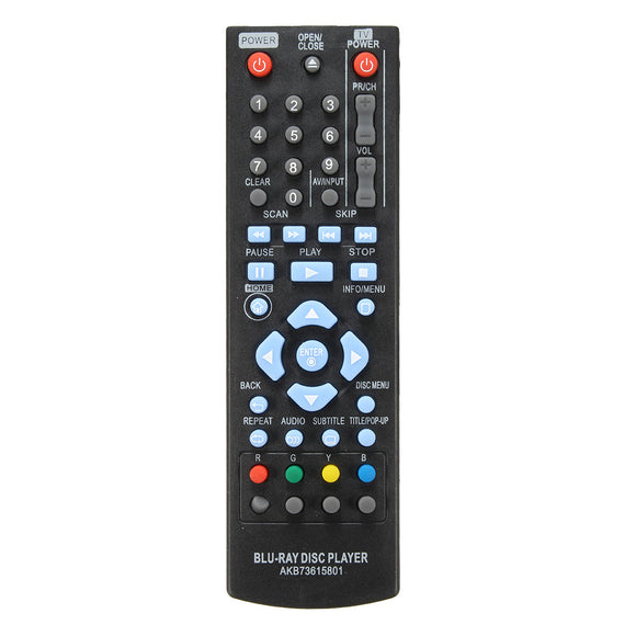 Replacement AKB73615801 Remote Control For LG Blu-ray Disc