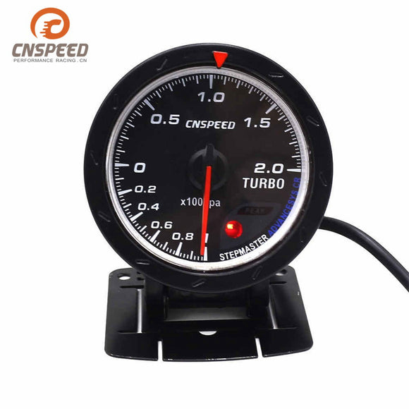 2.5 inch 60mm LED Turbo Boost Gauge Vacuum Press Pressure Bar Dials Meter for Car Truck