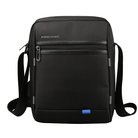 10 inch Men Nylon External USB Charging Minimalist Shoulder Bag Casual Business Crossbody Bag Sling