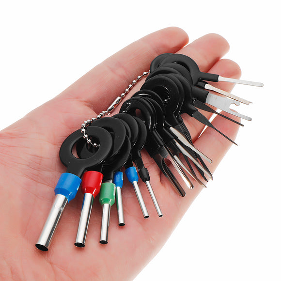 59Pcs Terminal Removal Tool Electrical Wiring Crimp Connector Pin Extractor Kit Automobiles Terminal Repair Hand Tools