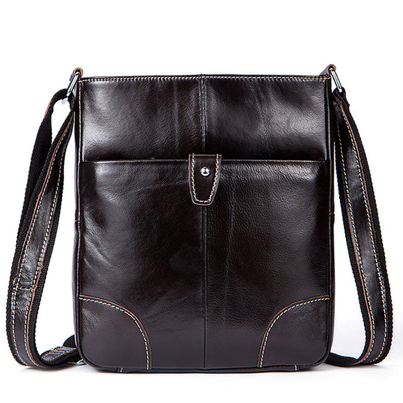 Men's Genuine Leather Business Messenger Bag Cowhide High quality Crossbody Shoulder Bag
