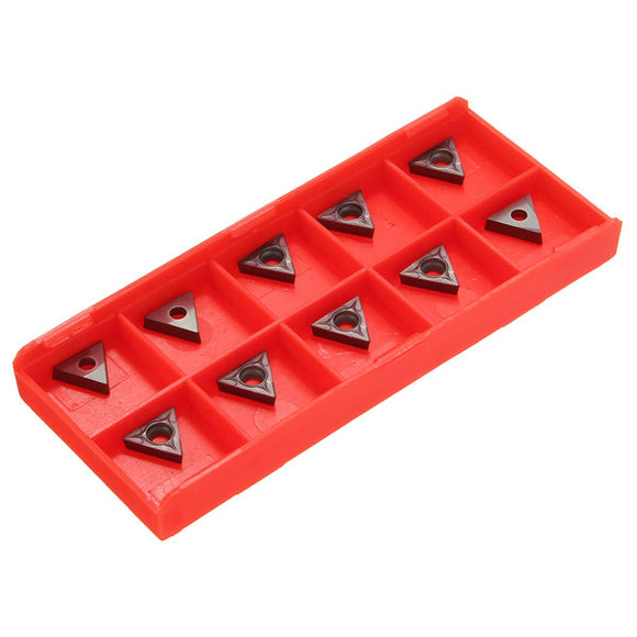 10pcs TCMT731 Carbide Insert For 1/4 And 5/16 Inch Lathe Turning Tool Holder
