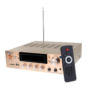 Teli BT-1388 bluetooth 2x400W Karaoke Amplifier Support SD Card USB FM Radio Microphone