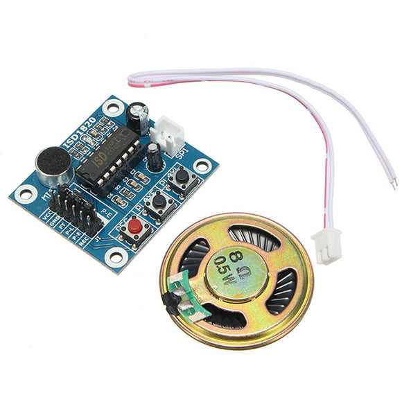 3pcs ISD1820 3-5V Voice Module Recording And Playback Module SCM Control Loop / Jog / Single Play