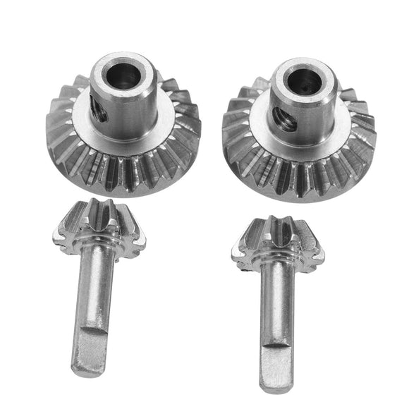 Henglong WPL Trunk Upgrade Metal Rear Gear Bridge Axle For 1/16 RC Car Silver