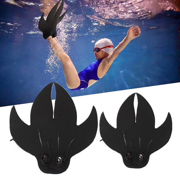 Adult/Kids Mermaid Tail Swimmable Monofin Mono Swimming Fin Foot Flipper Shoes