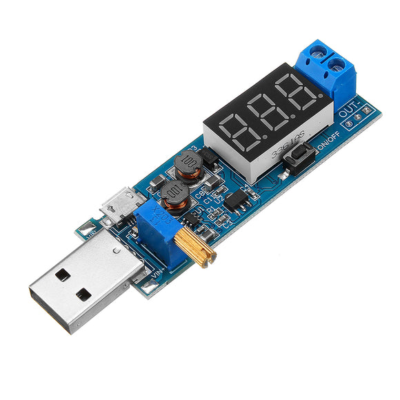 DC 3.5- 12V To DC 1.2-24V DC-DC USB Step UP / Down Power Supply Module Adjustable Boost Buck Convert