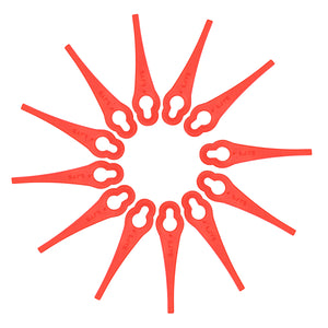 12/24Pcs Grass Trimmer Plastic Blades For Ferrex/Aldi FAR 20-1