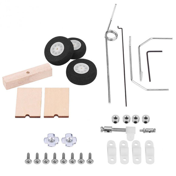 Aircraft KT Board Landing Gear Kits RC Fixed Wing Before Steering for SU27 RC Airplane Aircraft