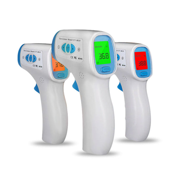 UV-8810 Digital LCD Non Contact Infrared Thermometers Forehead Body Surface Temperature Measure