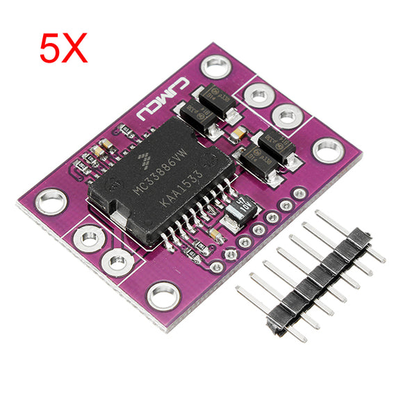 5Pcs CJMCU-3386 MC33186DH1 Automotive Computer Board Idle Speed Throttle Drive Board A H Bridge